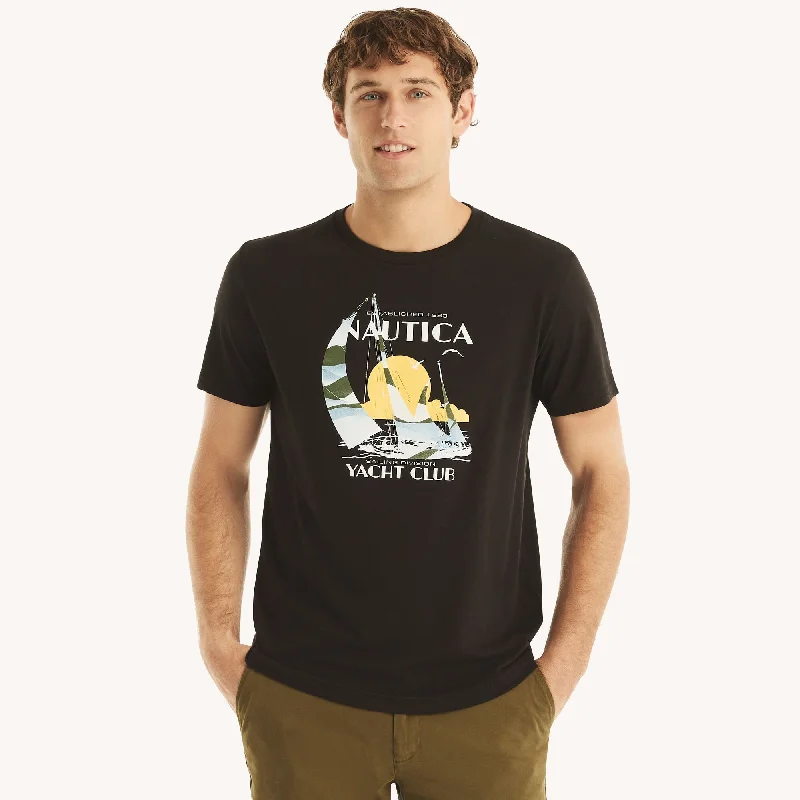 Layered Men's VestsNautica Mens Yacht Club Graphic T-Shirt