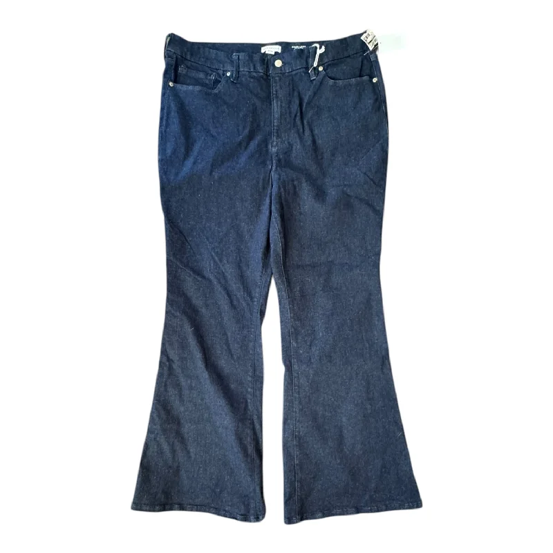 Men's Straight-Leg JeansJeans Boot Cut By Good American In Blue Denim, Size:2X