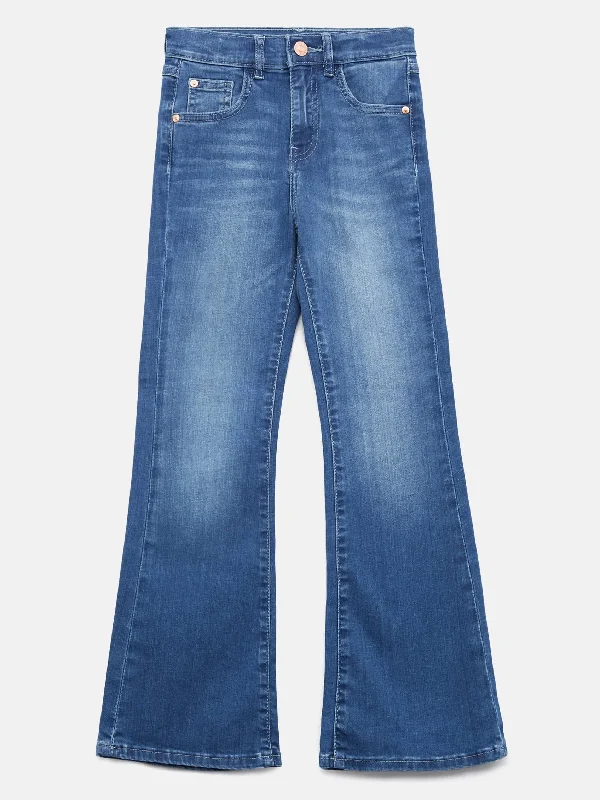 Light Blue Denim Men's JeansFlirty Flared Jeans (7-16)