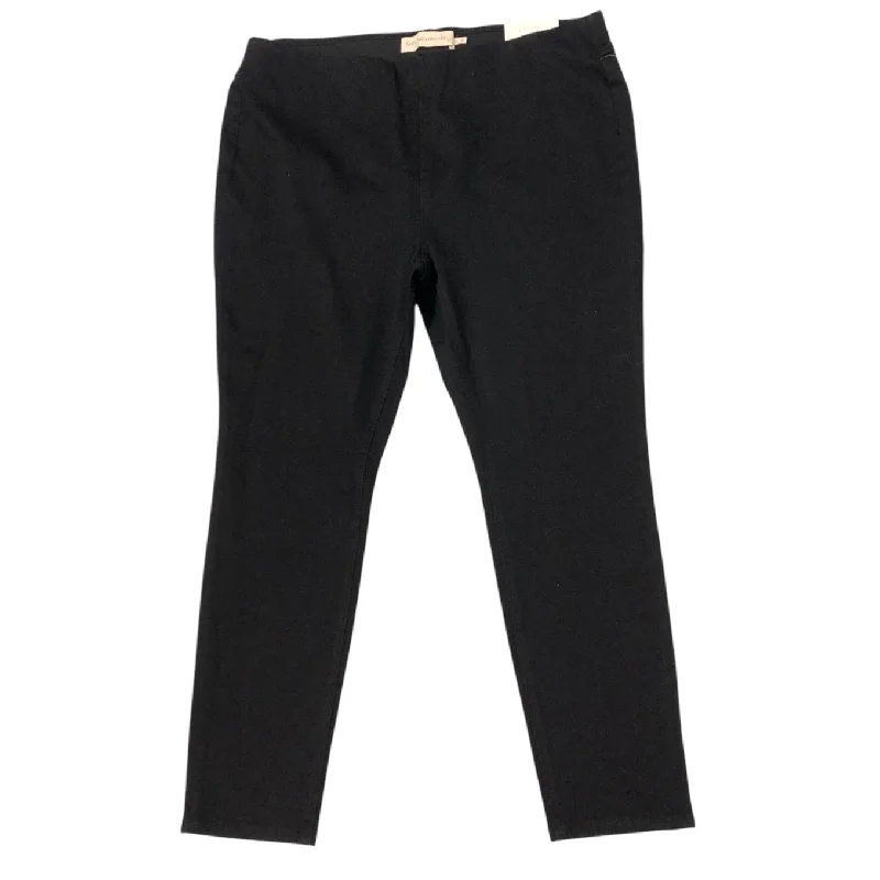 Dark Wash Men's JeansJeans Jeggings By Soft Surroundings In Black, Size:1X