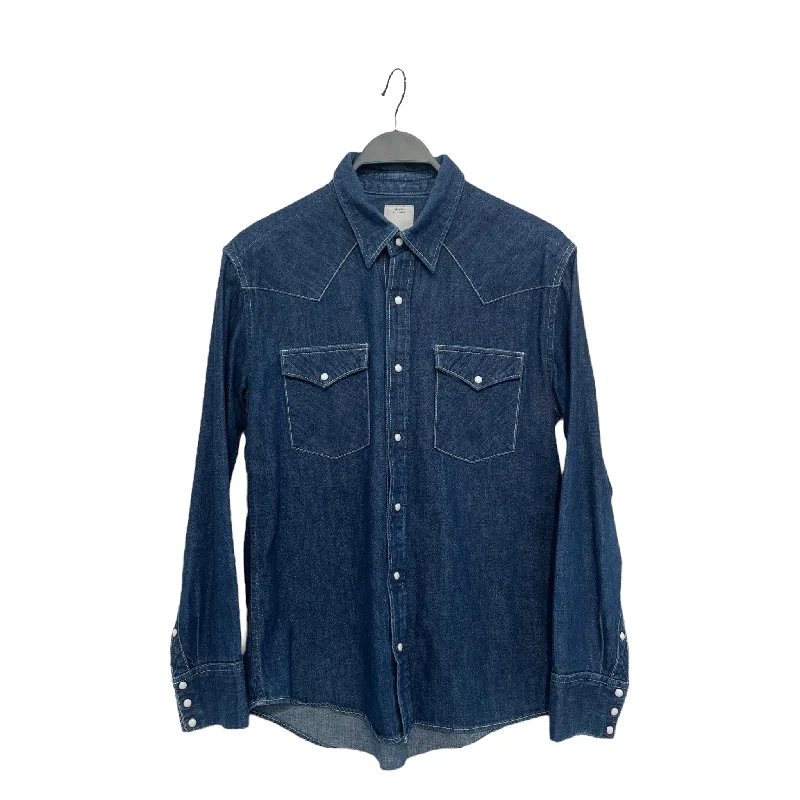 Men's Skinny Jeans with Stretch Fabricvisvim/LS Shirt/2/Denim/NVY/
