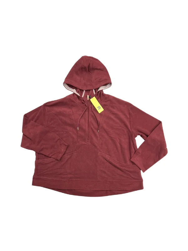 Men's Hoodies with Appliqué DetailsAthletic Sweatshirt Hoodie By All In Motion In Red, Size: 4x Men's Hoodies with Appliqué DetailsAthletic Sweatshirt Hoodie By All In Motion In Red, Size: 4x