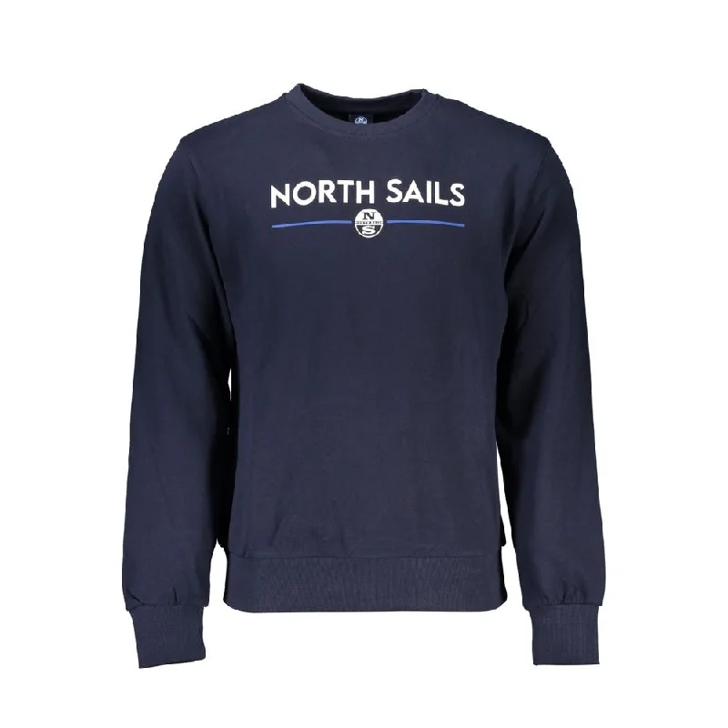 Men's Sweaters with Tailored FitsNorth Sails Blue Cotton Men's Sweater
