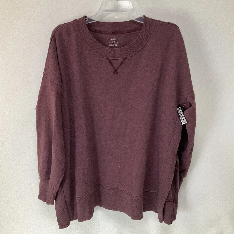 Men's Hoodies with Lined HoodsSweatshirt Crewneck By Aerie  Size: L