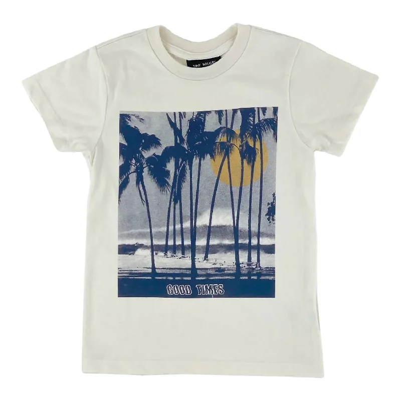 Men's Sleeveless TopsKids Beach Daze Graphic Tee In White