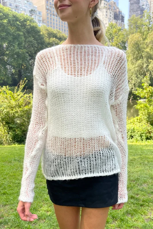 Men's Sweaters with Asymmetrical HemlinesFeya Knit Jumper