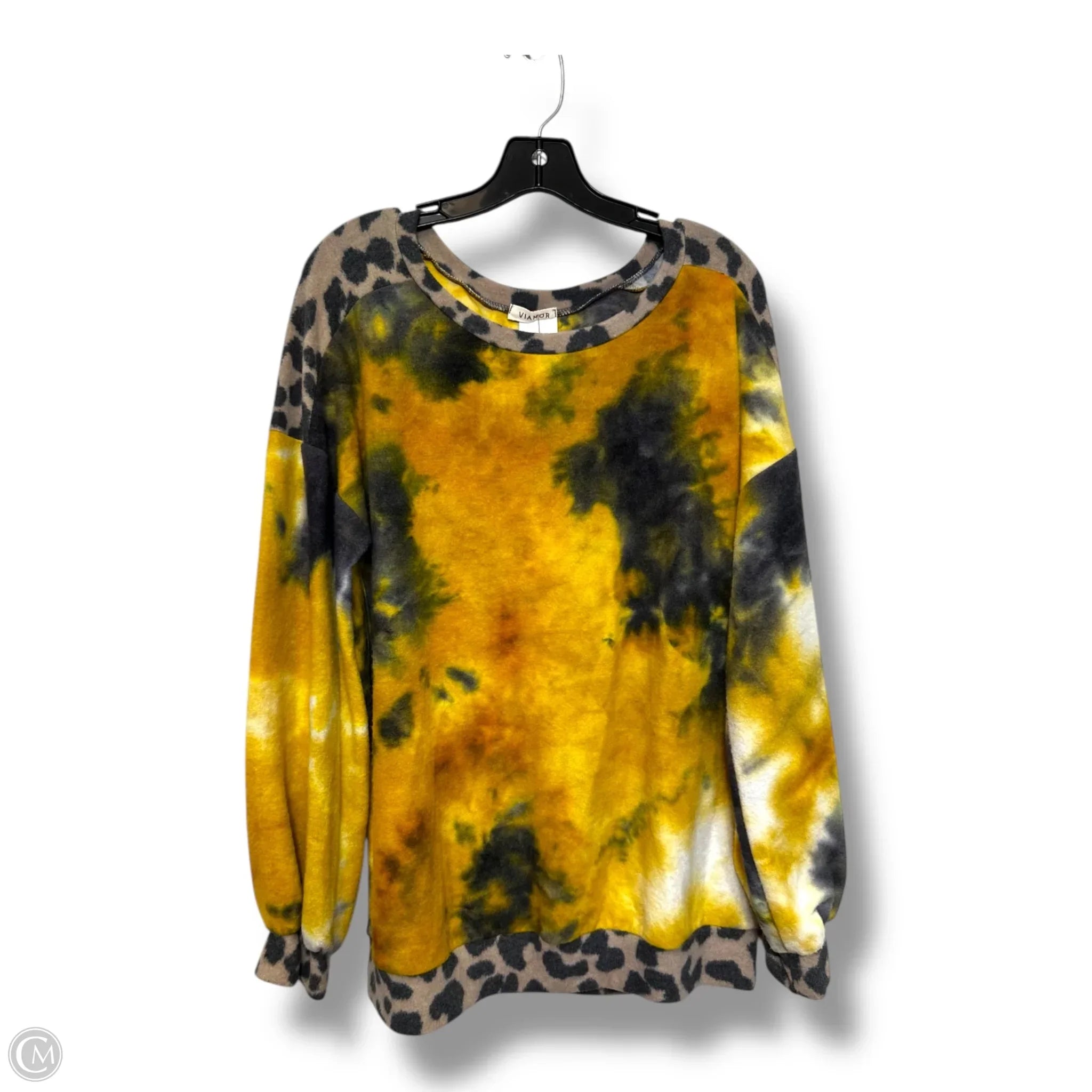 Men's Hoodies for Outdoor ActivitiesSweatshirt Collar By Clothes Mentor In Black & Gold, Size: M Men's Hoodies for Outdoor ActivitiesSweatshirt Collar By Clothes Mentor In Black & Gold, Size: M