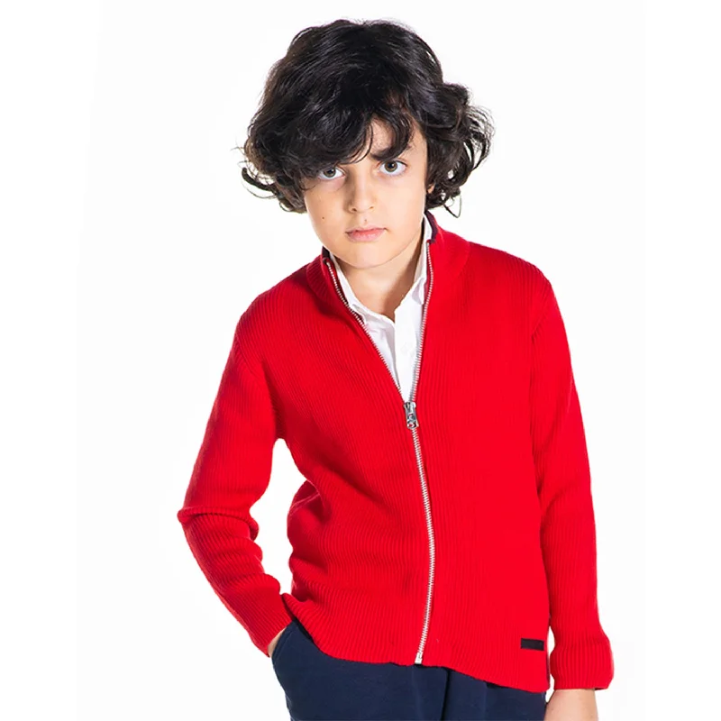 Cozy Men's Cable-Knit SweatersCherry Sweater