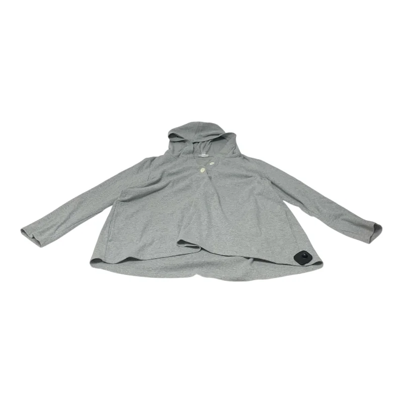 Men's Hoodies with Security PocketsSweatshirt Hoodie By Pure Jill In Grey, Size: Xl
