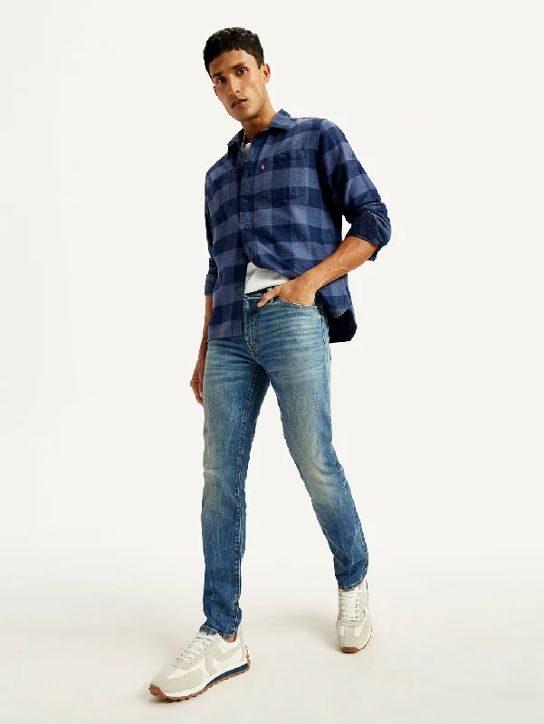 Elegant Straight-Leg Men's JeansMen's 511 Slim Fit Blue Jeans