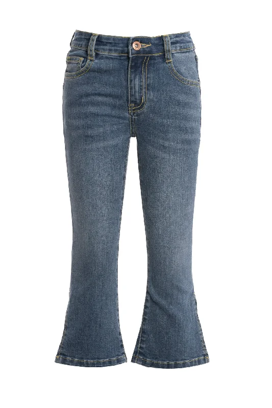 Men's Jeans for Everyday WearBig Girls Flared Capri Jeans