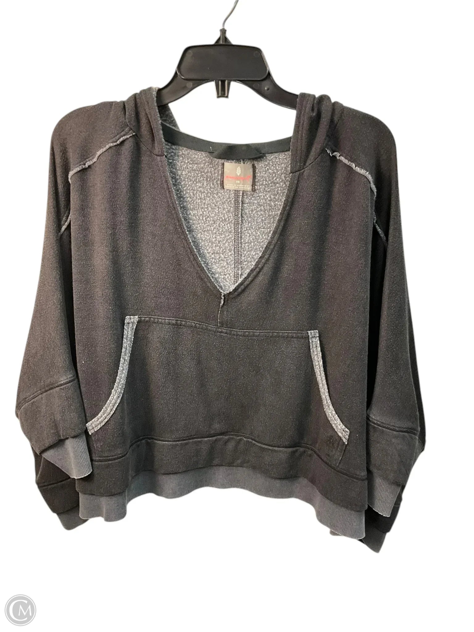 Men's Hoodies for BikingSweatshirt Hoodie By Free People In Grey, Size: Xs