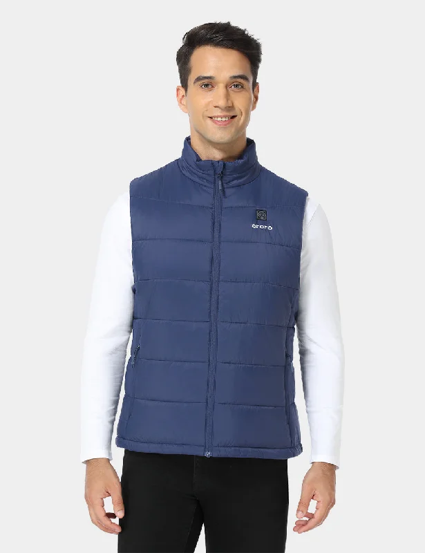 Men's Hoodies for Tall MenMen's Classic Heated Vest - Blue