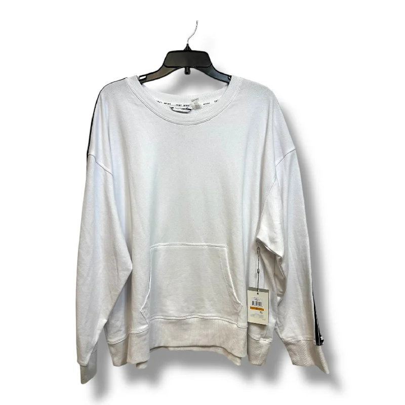 Men's Hoodies for TravelSweatshirt Crewneck By Dkny In White, Size: 3x