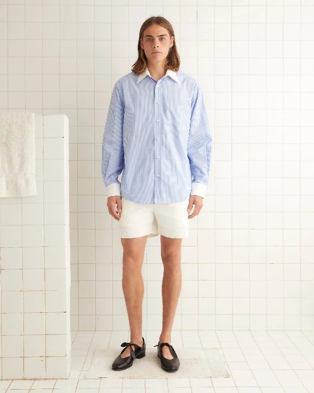 Men's Cowboy Shirts for Western StyleStriped Poplin Shirt
