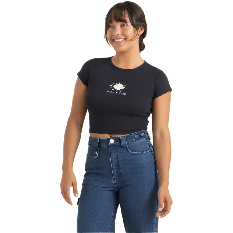 Men's Shirts with Raw-Edge HemlinesWomen's Roam Icon Tee