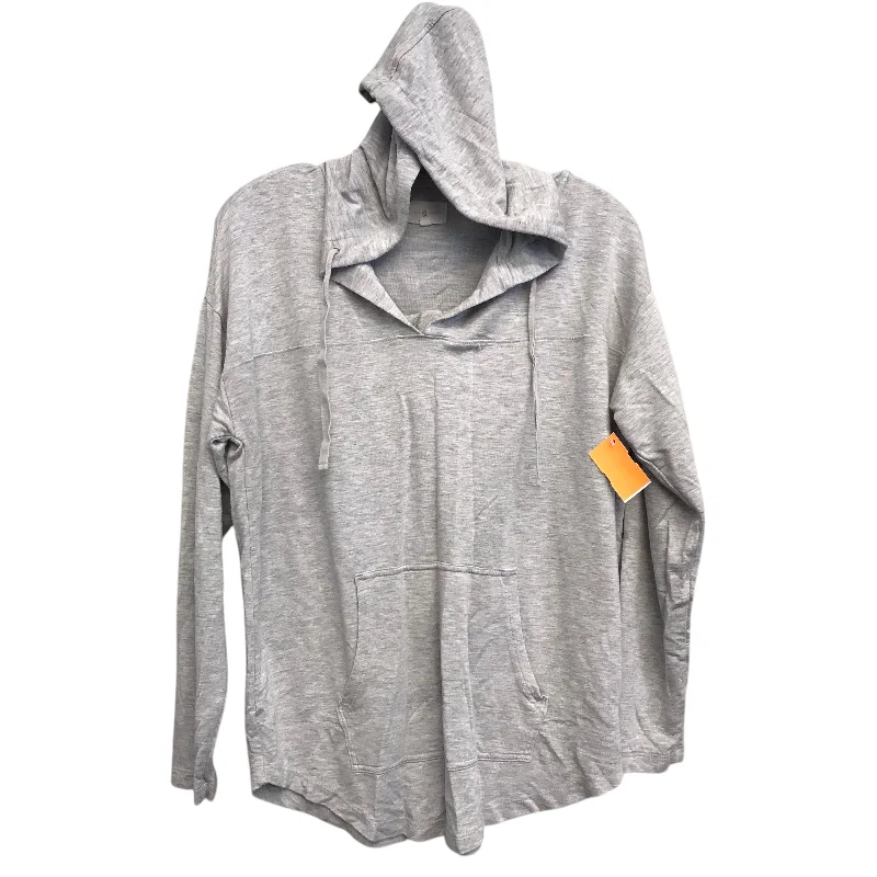 Cool Men's Graphic HoodiesSweatshirt Hoodie By Lou And Grey In Grey, Size:S