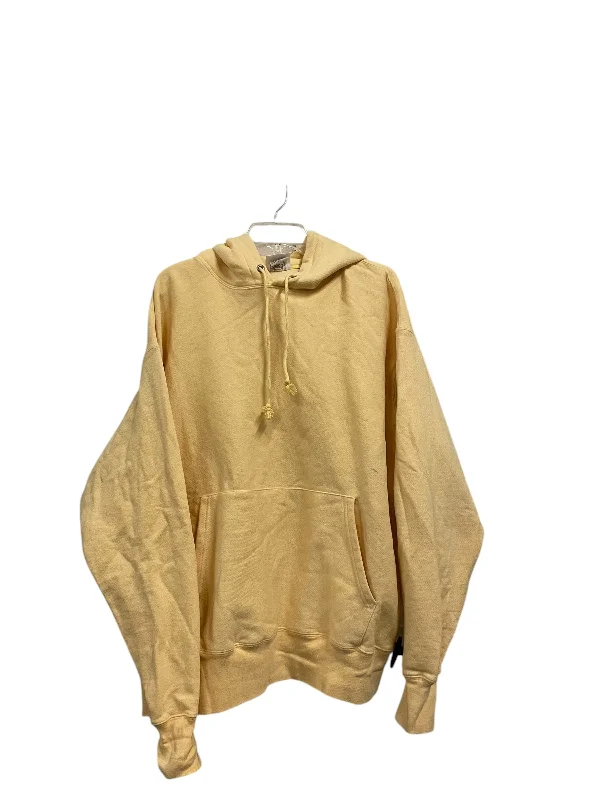 Men's Hoodies for Every OccasionSweatshirt Hoodie By Champion In Yellow, Size: 2x