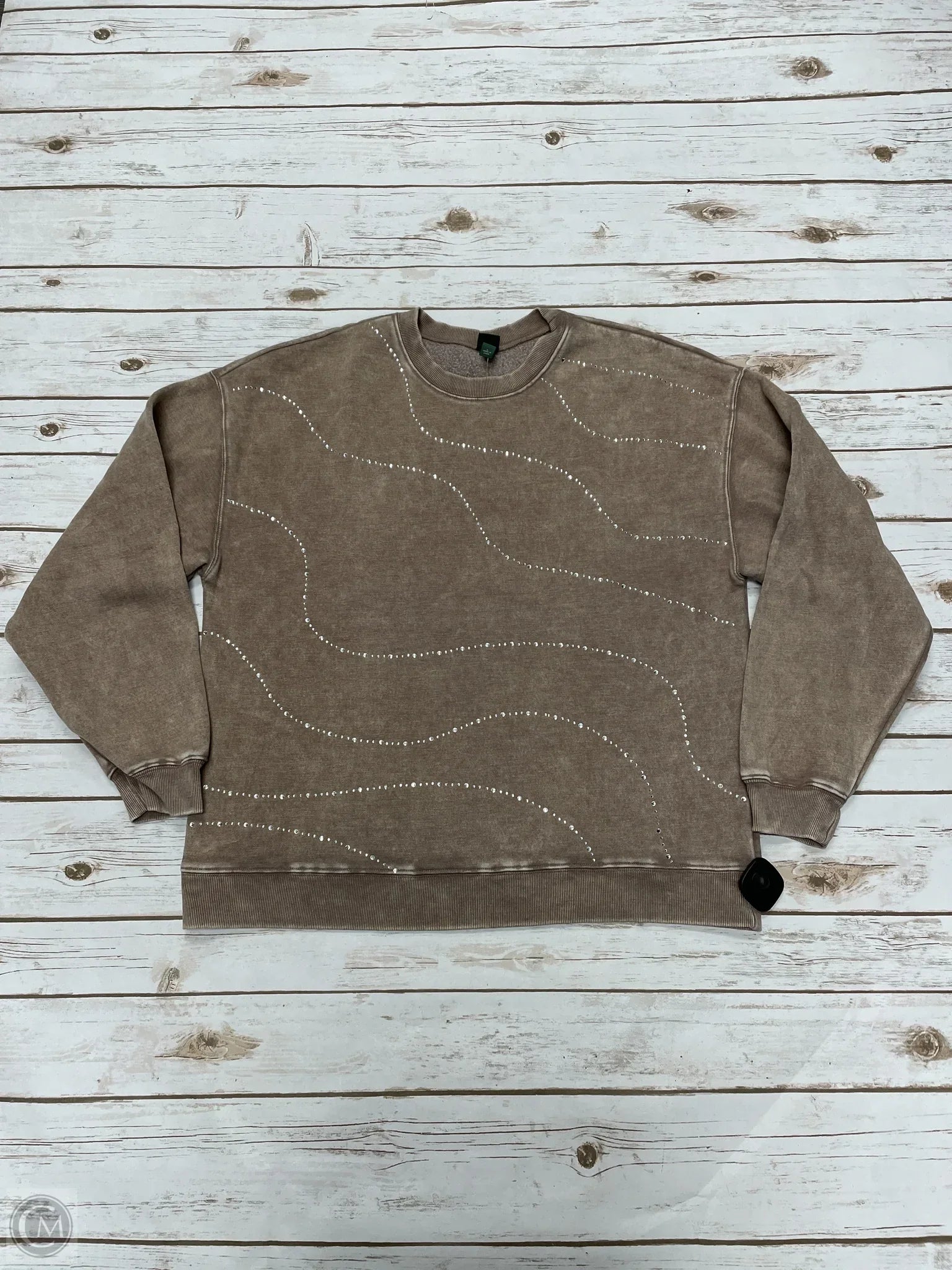 Men's Hoodies for Mild WeatherSweatshirt Crewneck By Wild Fable In Brown, Size: L