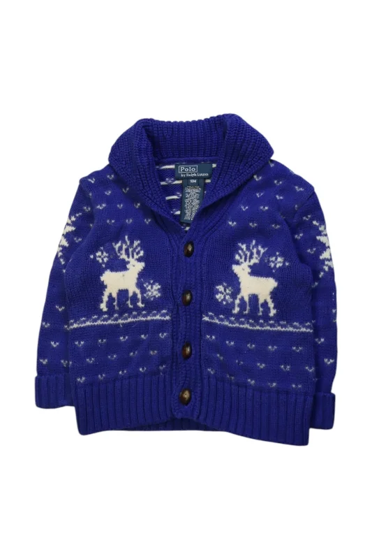 Men's Sweaters with ThumbholesPolo Ralph Lauren Reindeer Cardigan 12-18M