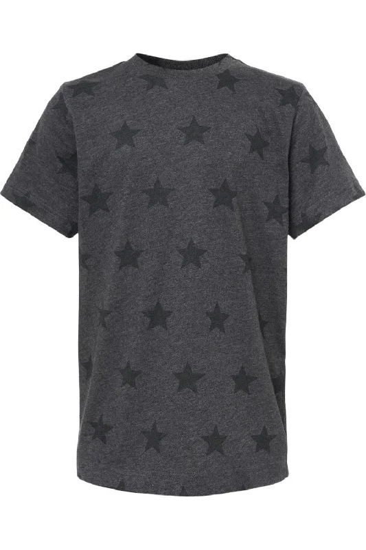 Men's Shirts with Snap ButtonsCode Five Youth Star Print Tee