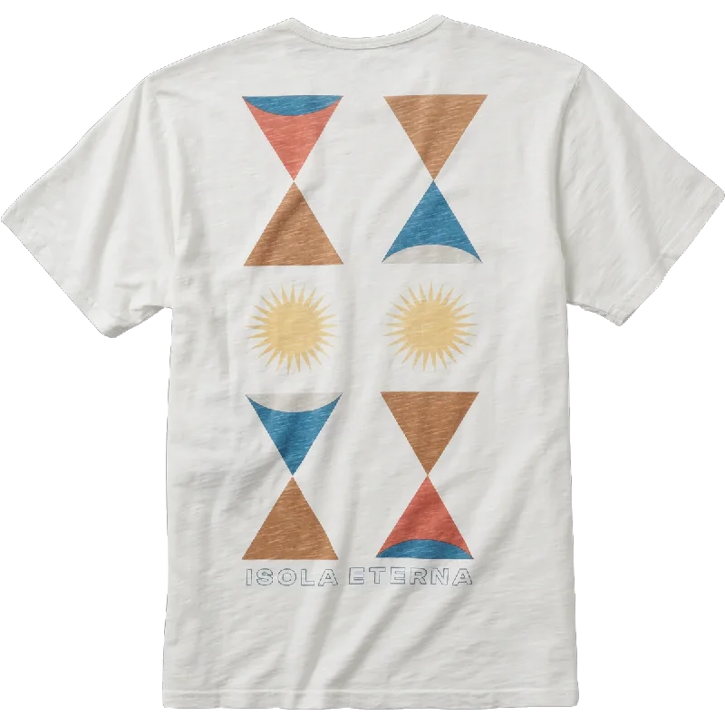 Men's Three-Quarter Sleeved TopsMen's Heart Studios Isola Eterna Tee