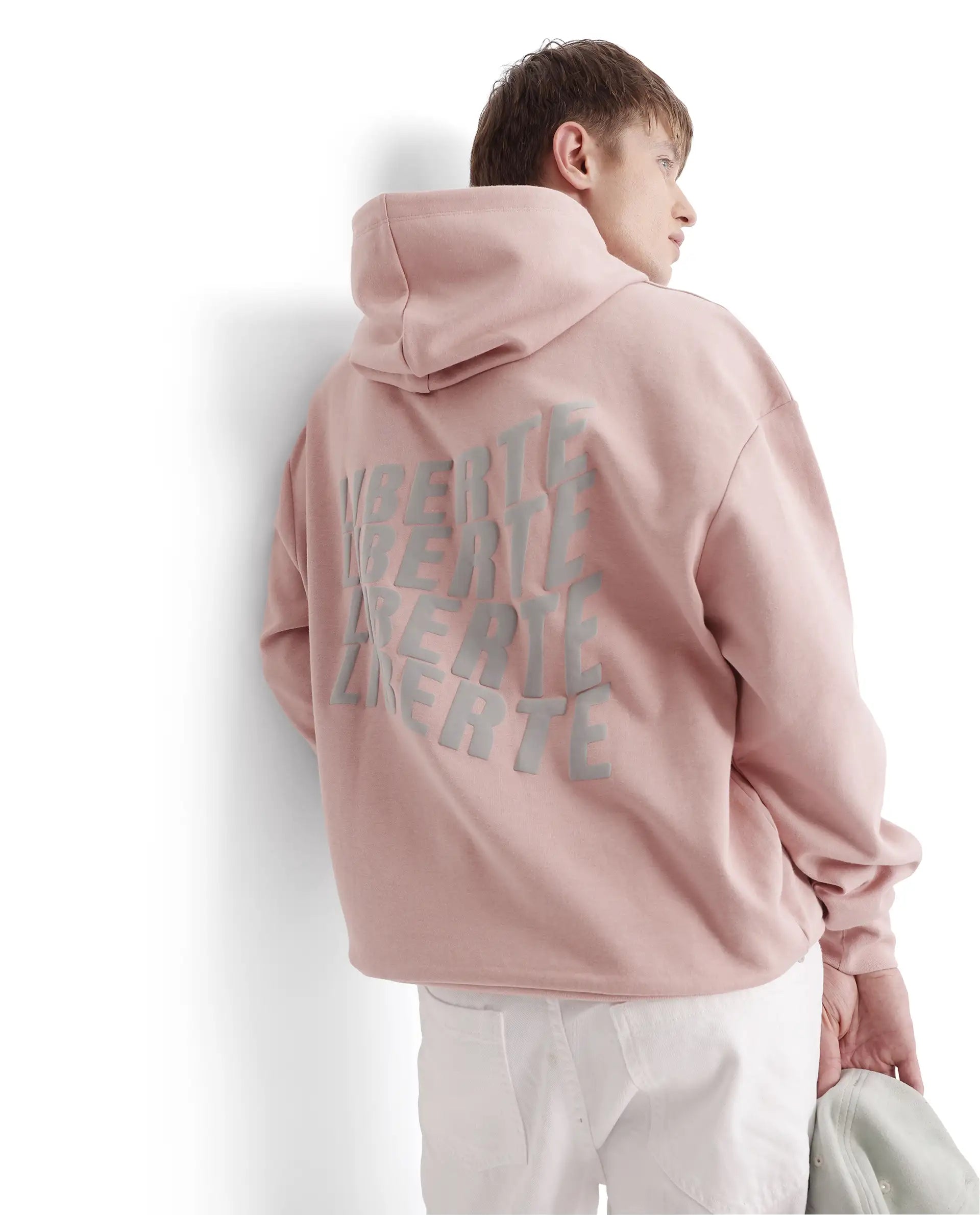 Men's Hoodies for Every OccasionRare Rabbit Men Wale Dusky Pink Full Sleeve Boxy Fit Printed Sweatshirt Men's Hoodies for Every OccasionRare Rabbit Men Wale Dusky Pink Full Sleeve Boxy Fit Printed Sweatshirt