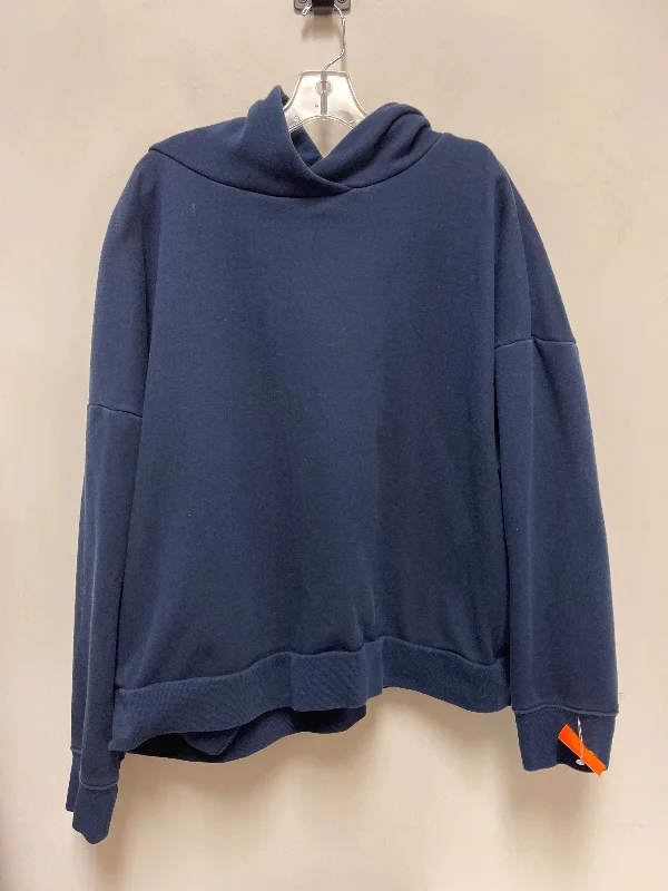 Weather-Ready Men's HoodiesAthletic Sweatshirt Hoodie By Fabletics In Navy, Size: 2x