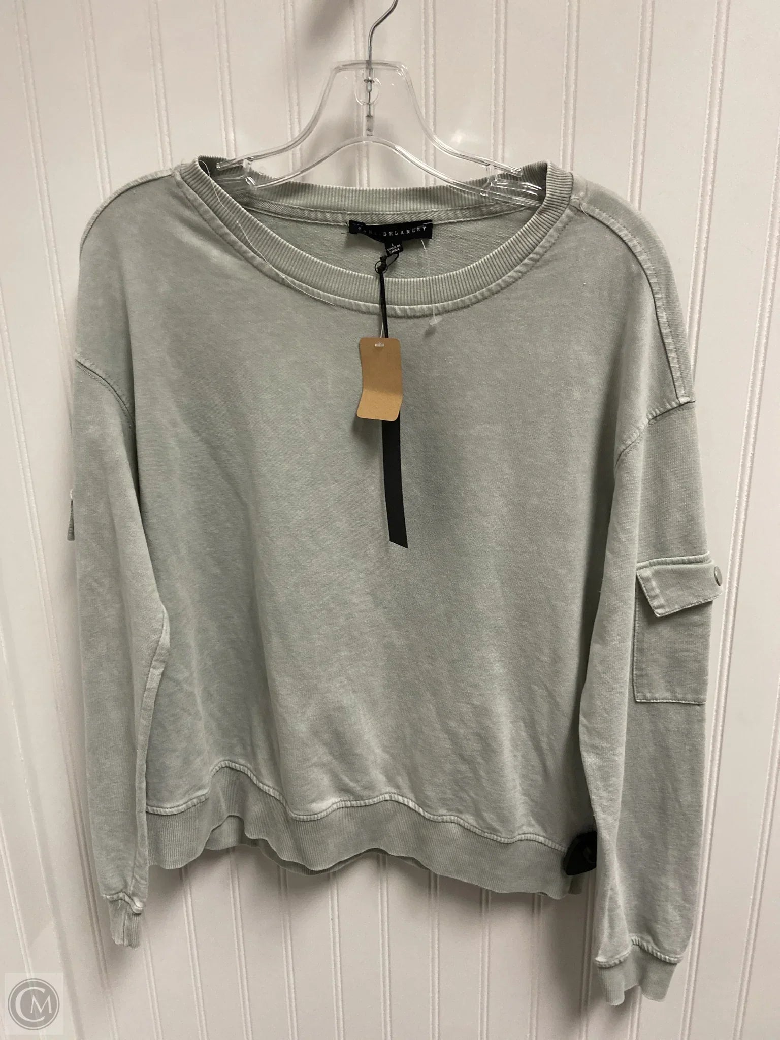 Essential Men's Sports HoodiesSweatshirt Crewneck By Jane And Delancey In Green, Size: L Essential Men's Sports HoodiesSweatshirt Crewneck By Jane And Delancey In Green, Size: L