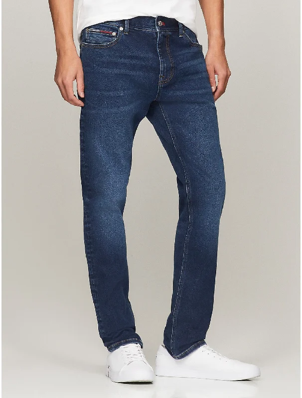 Sustainable Men's JeansTommy Hilfiger Men's Slim Fit Dark Wash Jean