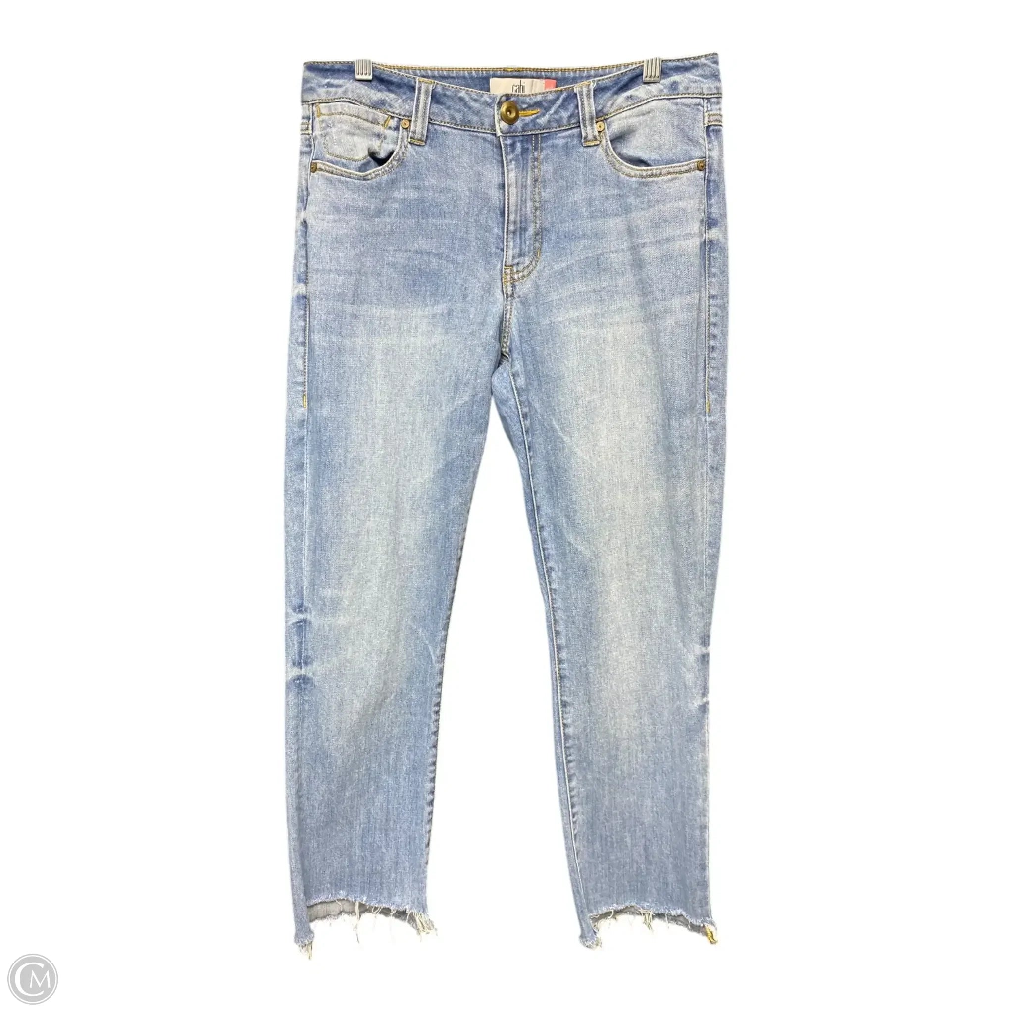 Casual Ripped Men's JeansJeans Straight By Cabi In Blue Denim, Size: 10