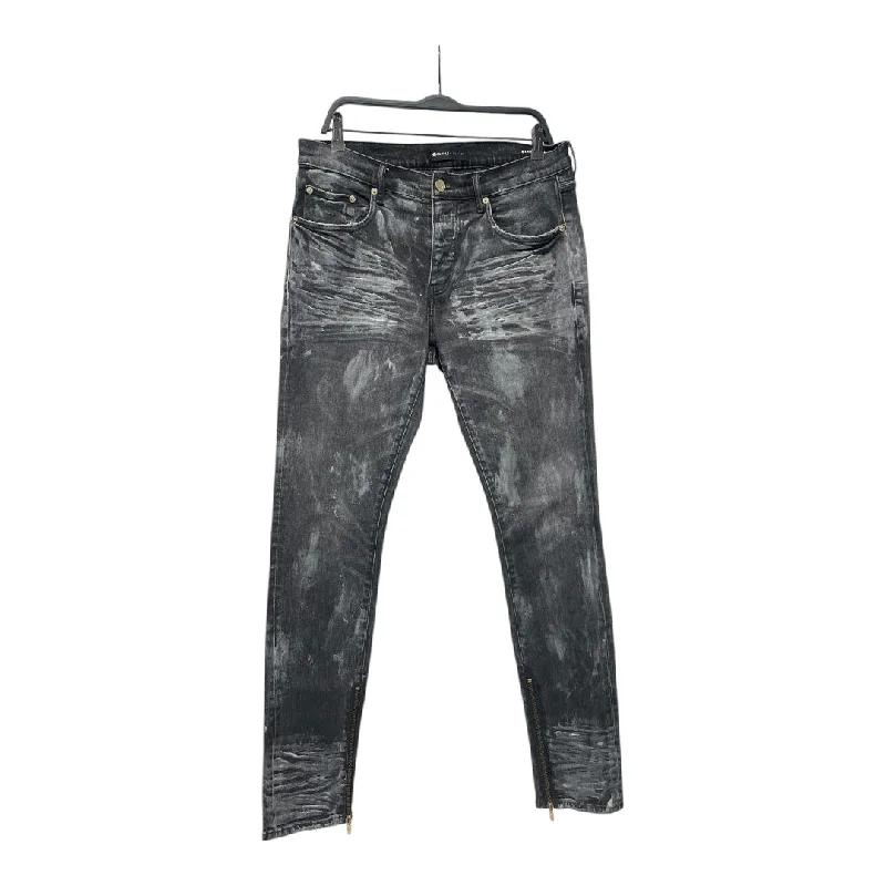 Sustainable Men's JeansPURPLE BRAND/Skinny Pants/33/Denim/BLK/All Over Print/