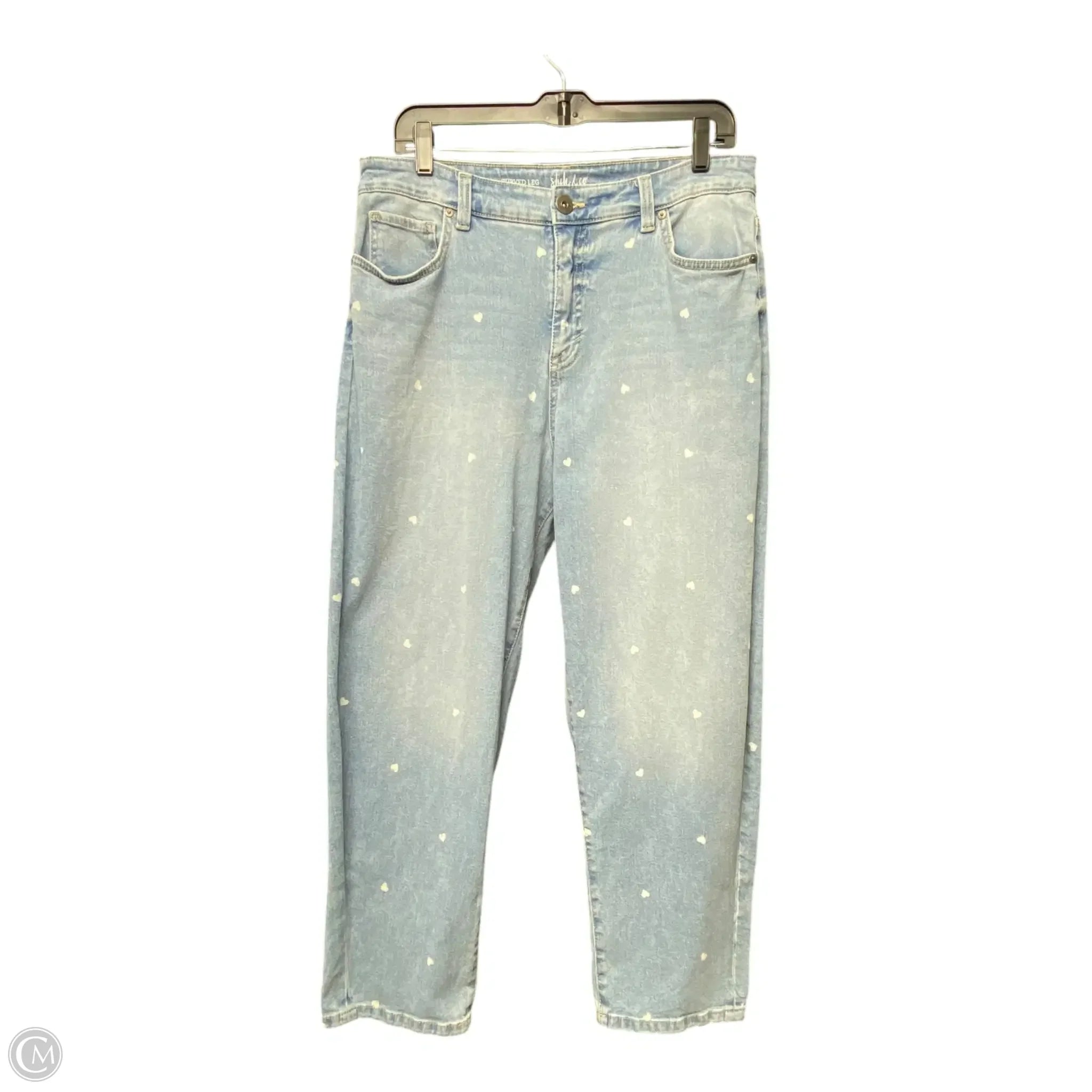 Yoked Back Men's JeansJeans Straight By Style And Company In Blue Denim, Size: 10