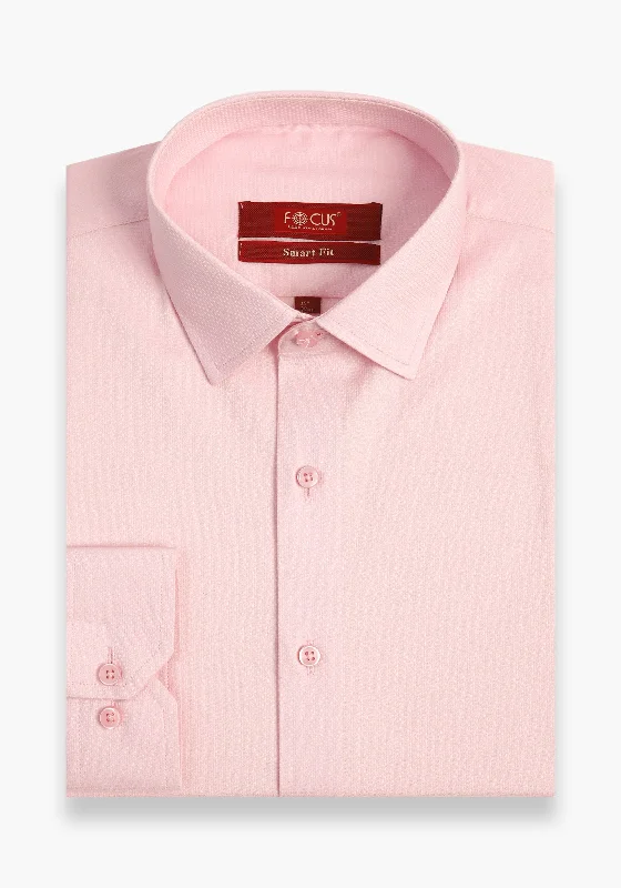 Men's Wrinkle-Free Shirts for Easy CarePink Perfect Plain Dress Shirt