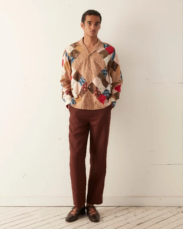Men's Neutral-Tone Shirts for Versatile StylingPony Calico Quilt Shirt