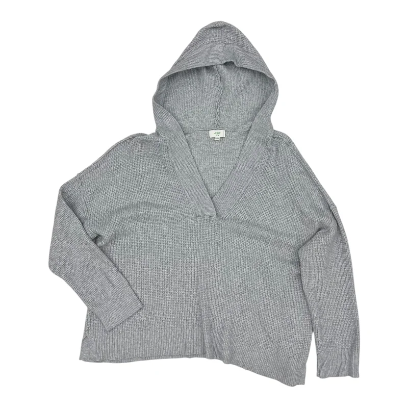 Trendy Men's Patterned HoodiesSweatshirt Hoodie By Aerie In Grey, Size:Xl