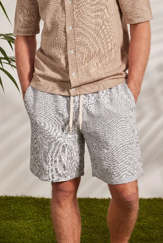 Men's Pants with Hidden PocketsJeff Linen Short
