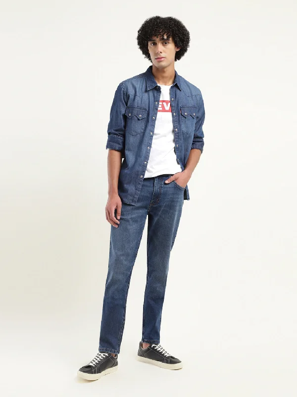 Designer Skinny Men's JeansMen's 512 Indigo Slim Tapered Fit Jeans