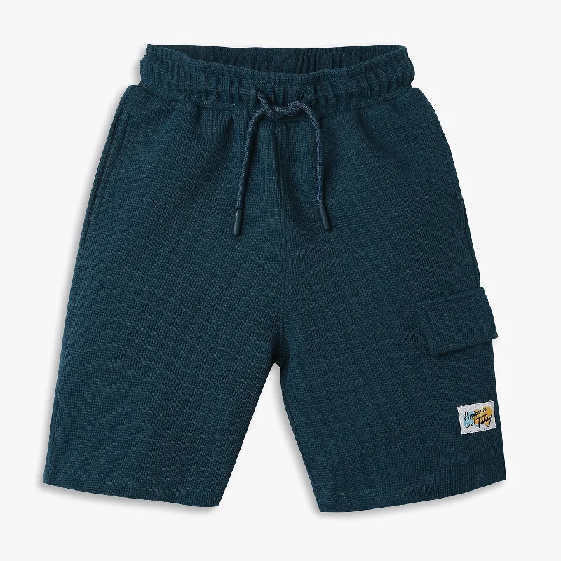 Men's Denim Shorts for SummerBoys Regular Fit Solid Mid Rise Shorts