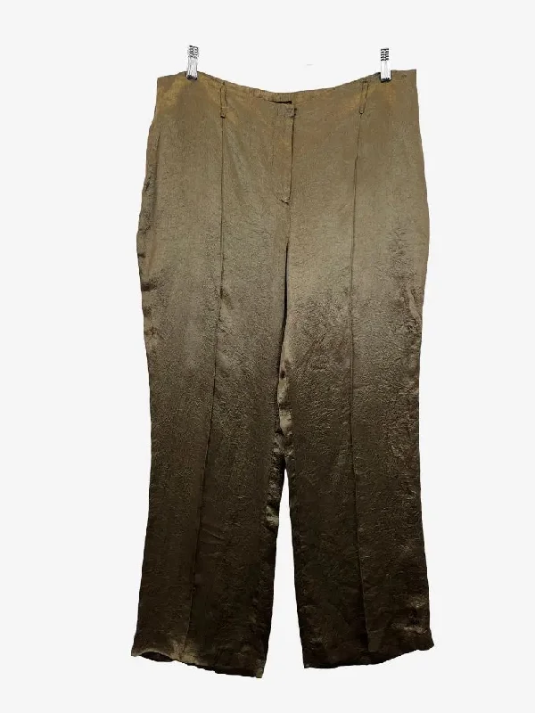 Authentic Raw Denim Men's JeansCarla Zampatti Silky Olive Pants Size 14