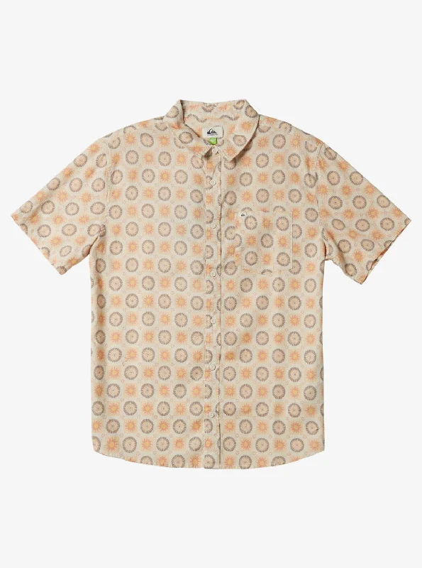 Men's Cufflink-Ready Shirts for Formal EventsMandala Short Sleeve Shirt - Birch Mandala Ss Men's Cufflink-Ready Shirts for Formal EventsMandala Short Sleeve Shirt - Birch Mandala Ss