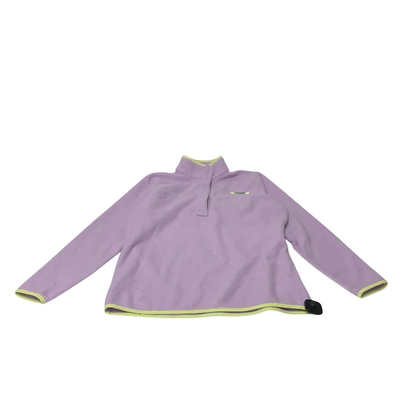 Men's Hoodies for Winter SportsSweatshirt Collar By Columbia In Purple, Size: 1x
