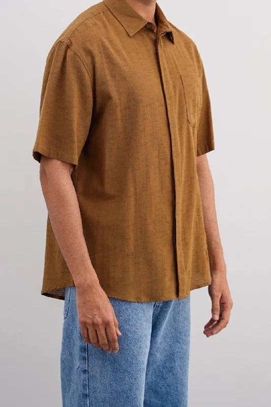 Men's Rugby Shirts for a Sporty LookSLUB TEXTURED SHIRT