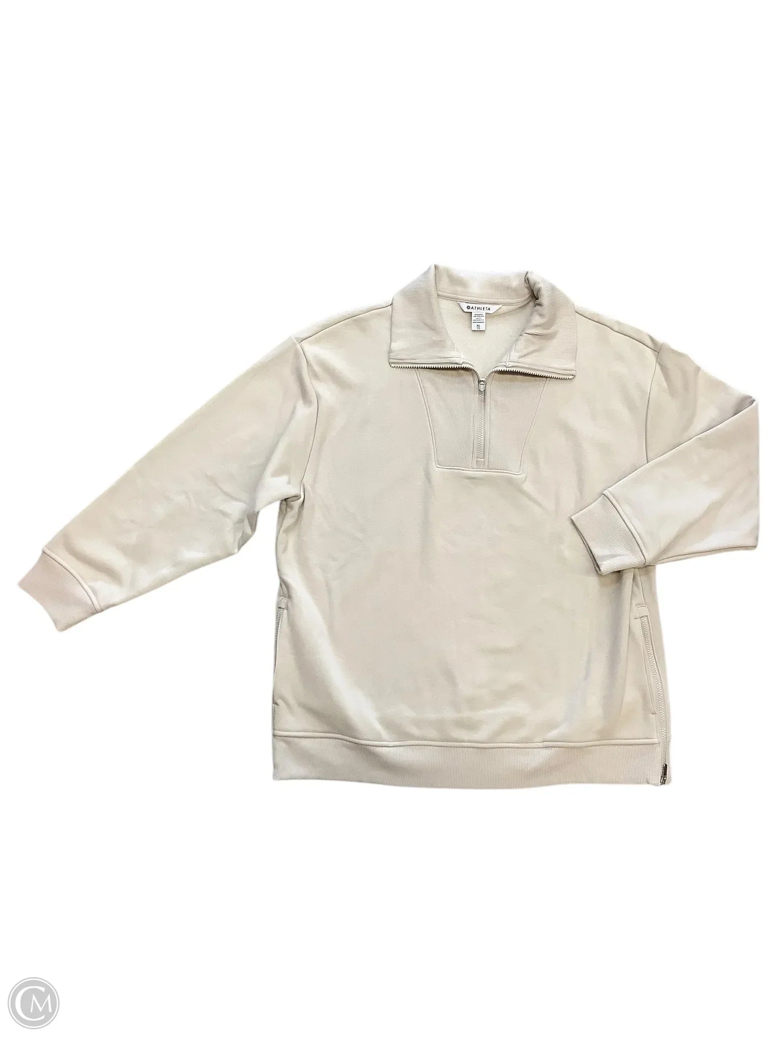 Men's Hoodies with Reinforced HemsAthletic Sweatshirt Collar By Athleta In Tan, Size: Xl Men's Hoodies with Reinforced HemsAthletic Sweatshirt Collar By Athleta In Tan, Size: Xl