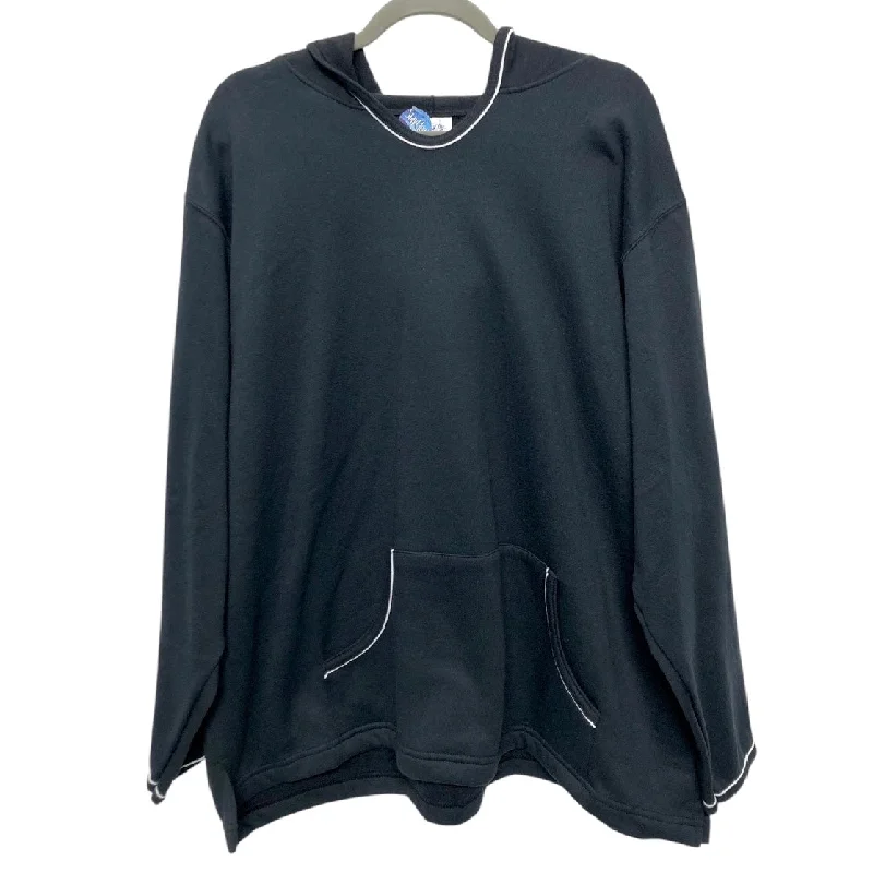 Men's Hoodies with Lined HoodsSweatshirt Hoodie By Just My Size In Black, Size:3X