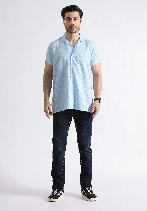 Men's Scoop Neck T-Shirts for a Relaxed FeelSky Casual Button Down Shirt