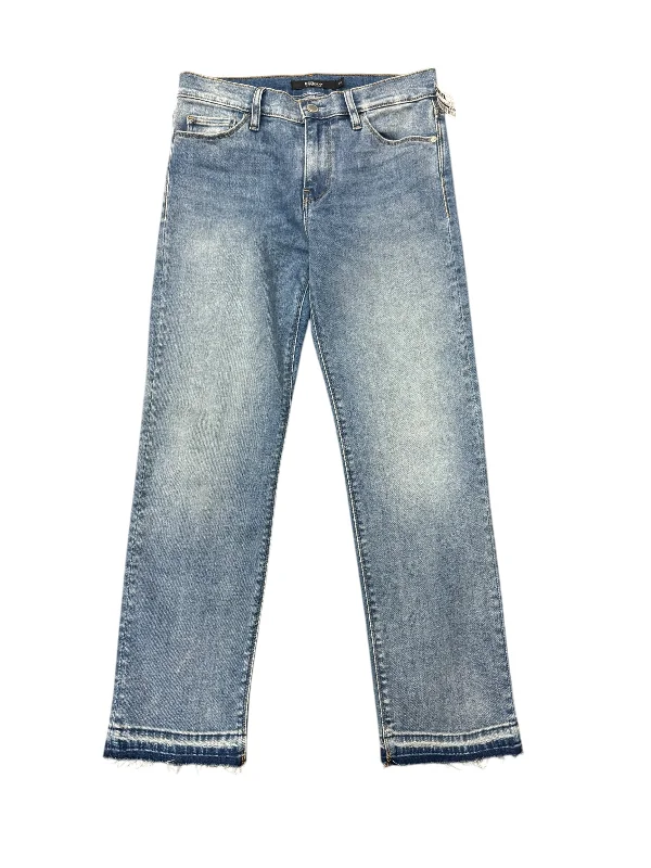 Men's Jeans with Stretch FabricJeans Designer By Hudson In Blue Denim, Size: 2