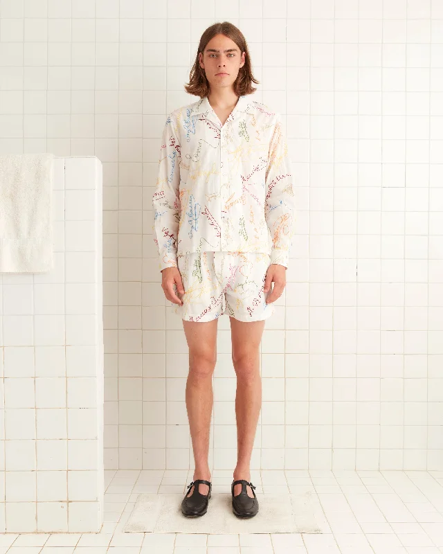 Casual Men's Button-Down ShirtsSignature Scrawl Shirt