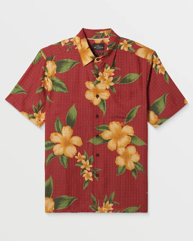 Men's V-Neck T-Shirts for a Flattering ShapeWaterman Outer Reef Shirt - Tandori Spice Men's V-Neck T-Shirts for a Flattering ShapeWaterman Outer Reef Shirt - Tandori Spice