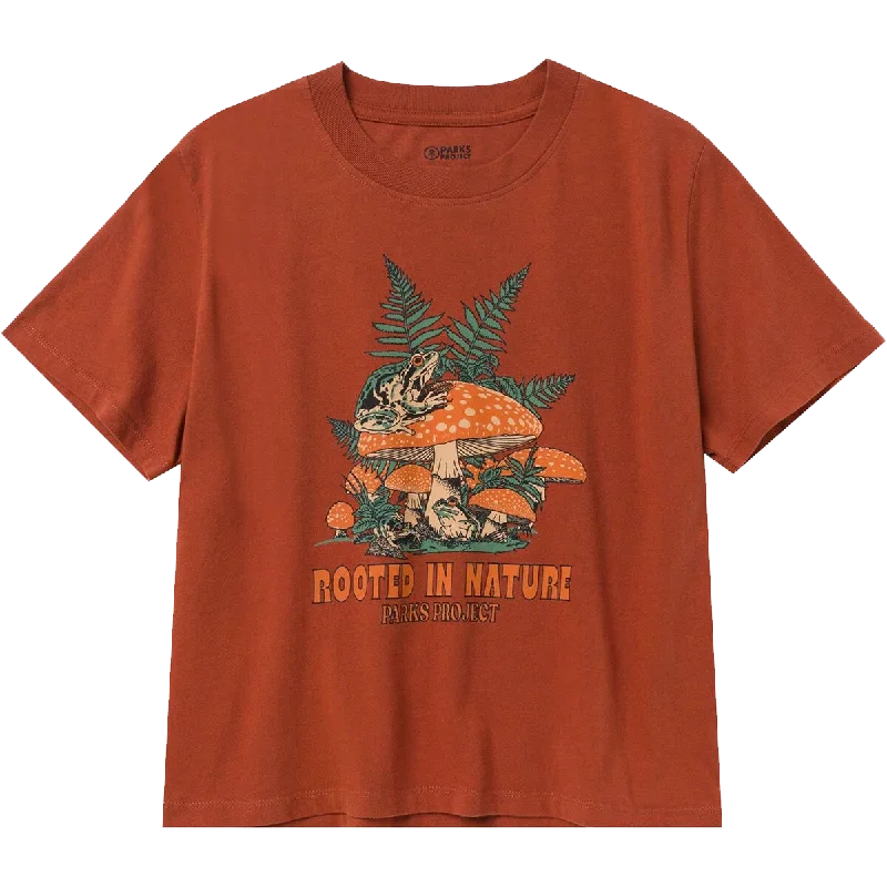 Men's Shirts with UV ProtectionWomen's Rooted in Nature Ferns Boxy Tee